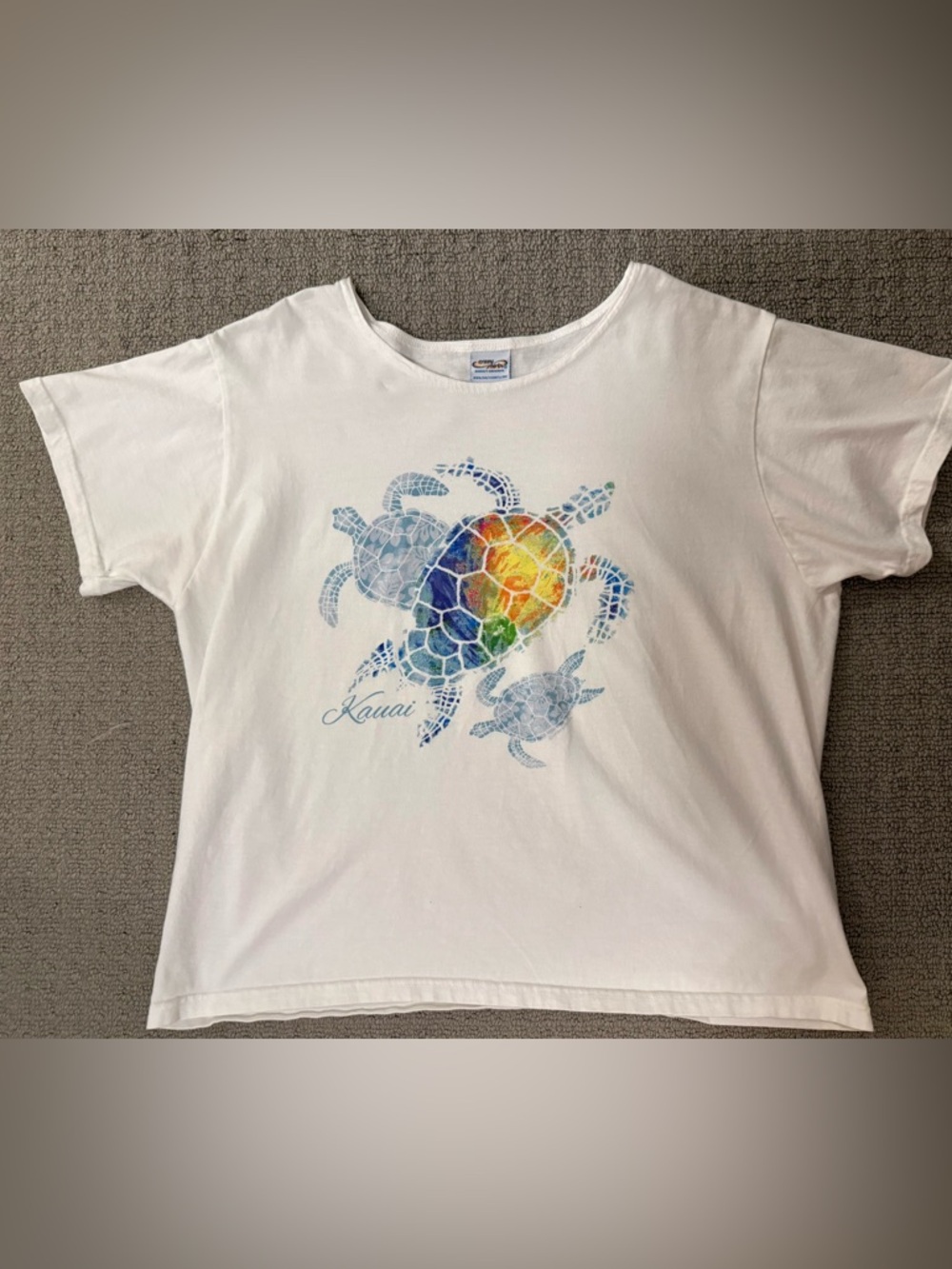 Crazy Shirts - Kauai Sea Turtle Graphic Tee - Size L